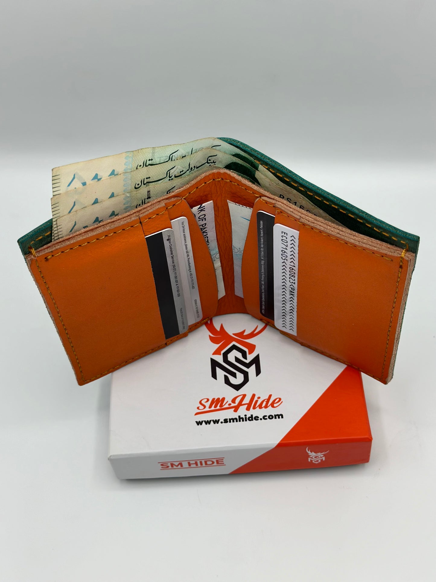 Premium Leather Wallet - Exquisite Craftsmanship from SMHIDE | SM-B01